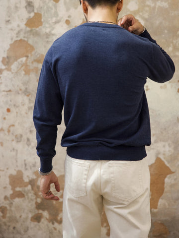 Chemise Henley tricotée à manches longues pour homme