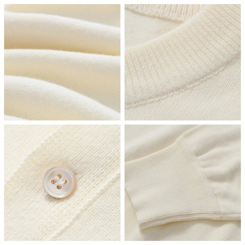 Chemise Henley tricotée à manches longues pour homme