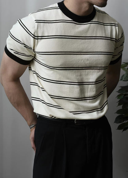 T-shirt rayé pour homme, haut breton