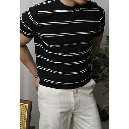 T-shirt rayé pour homme, haut breton