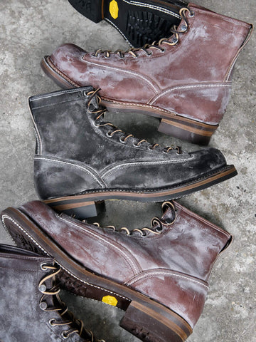 Men's Lace-To-Toe Boots, Suportlo Calfskin