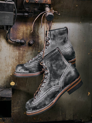 Men's Lace-To-Toe Boots, Suportlo Calfskin