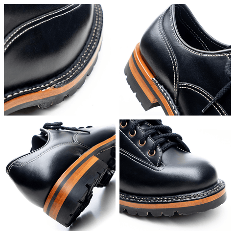 Men's Lace-to-Toe Shoes, Pull Up Leather