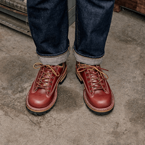 Men's Lace-to-Toe Shoes, Pull Up Leather