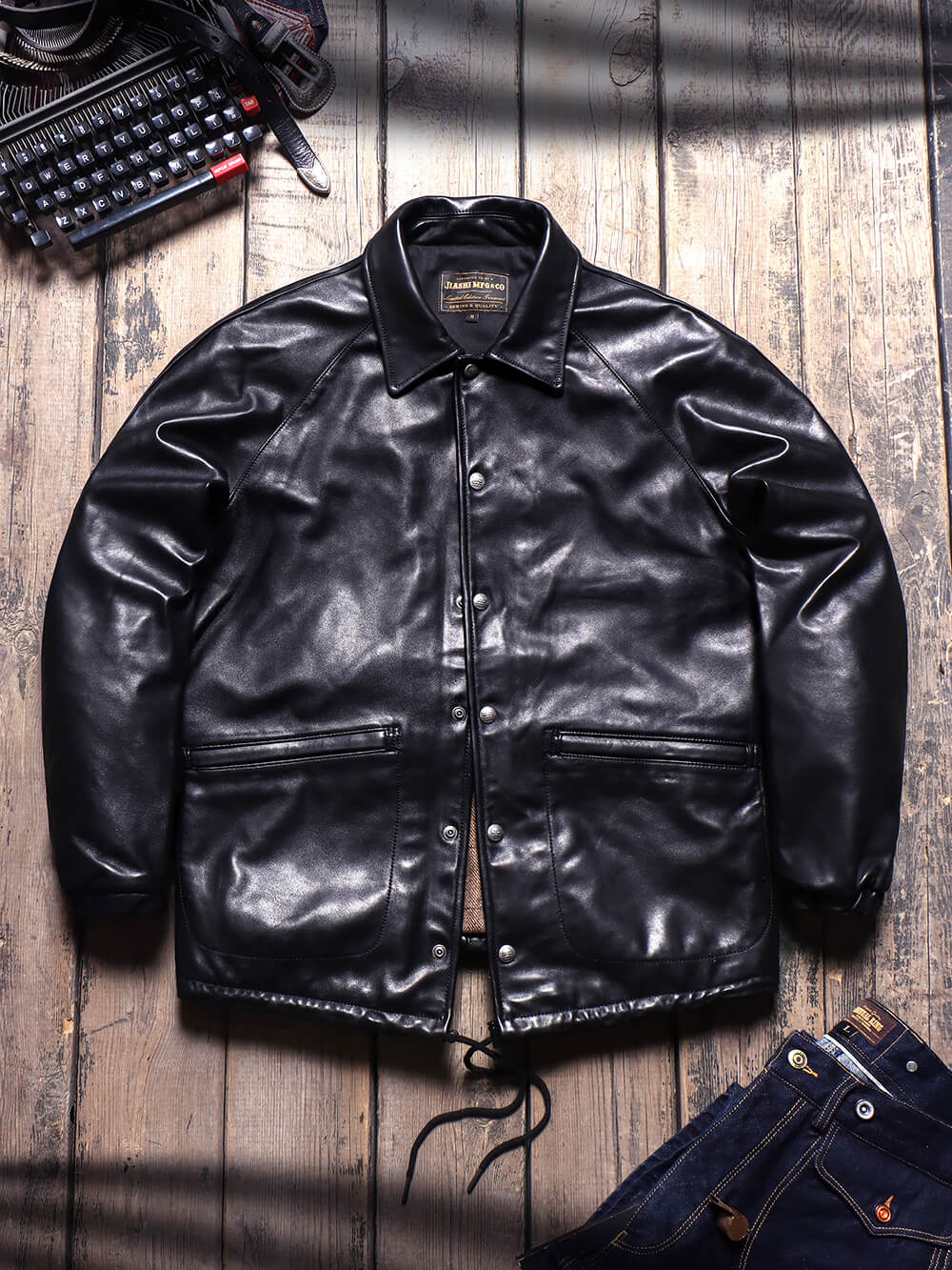 Men's Leather Coach Jacket