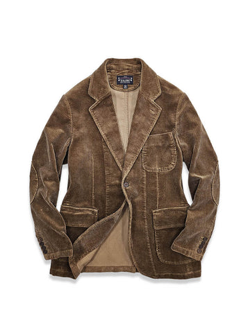 Men's Light Brown Corduroy Sport Coat