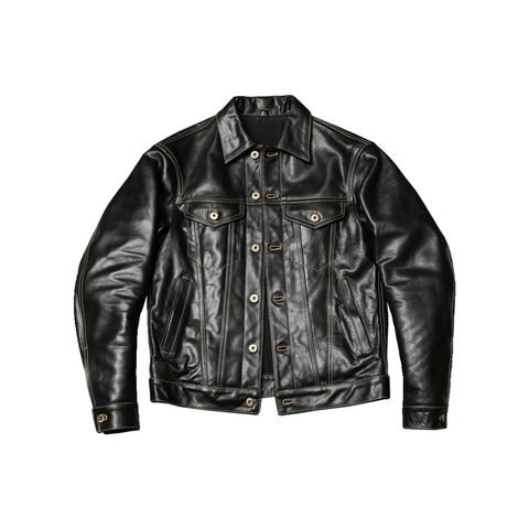 Men's Lot 557 Leather Trucker Jacket