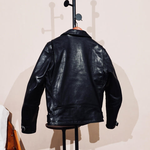 Men's Double Rider Leather Jacket, Horsehide