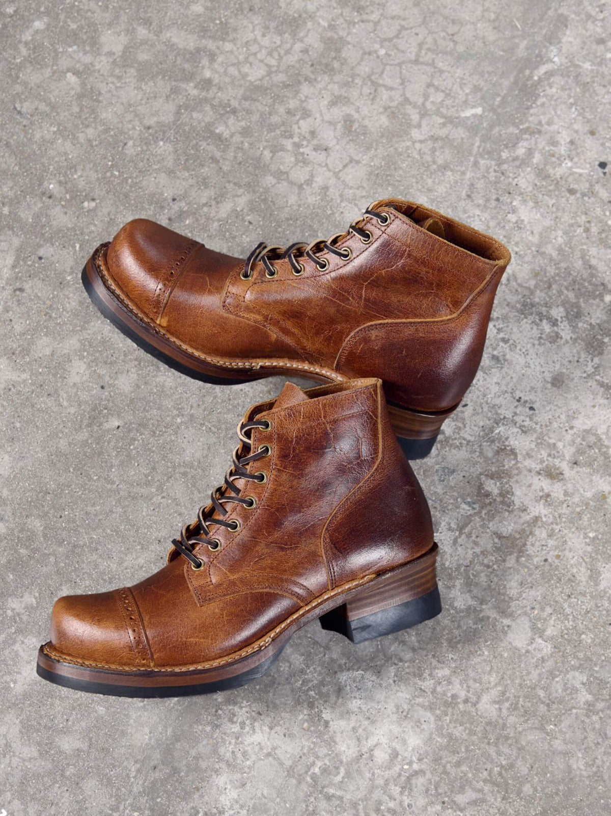 Men's Lumberjack Boots, Crazy Cow