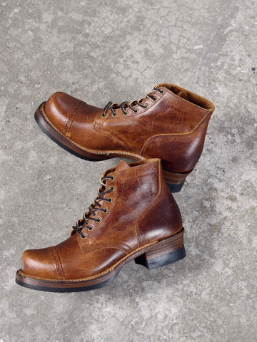 Men's Lumberjack Boots, Crazy Cow