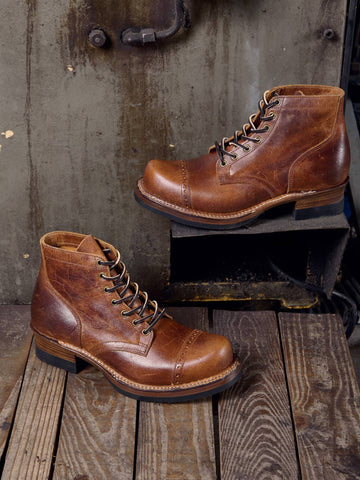 Men's Lumberjack Boots, Crazy Cow