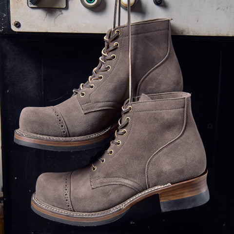 Men's Lumberjack Boots, Kudu Reverse