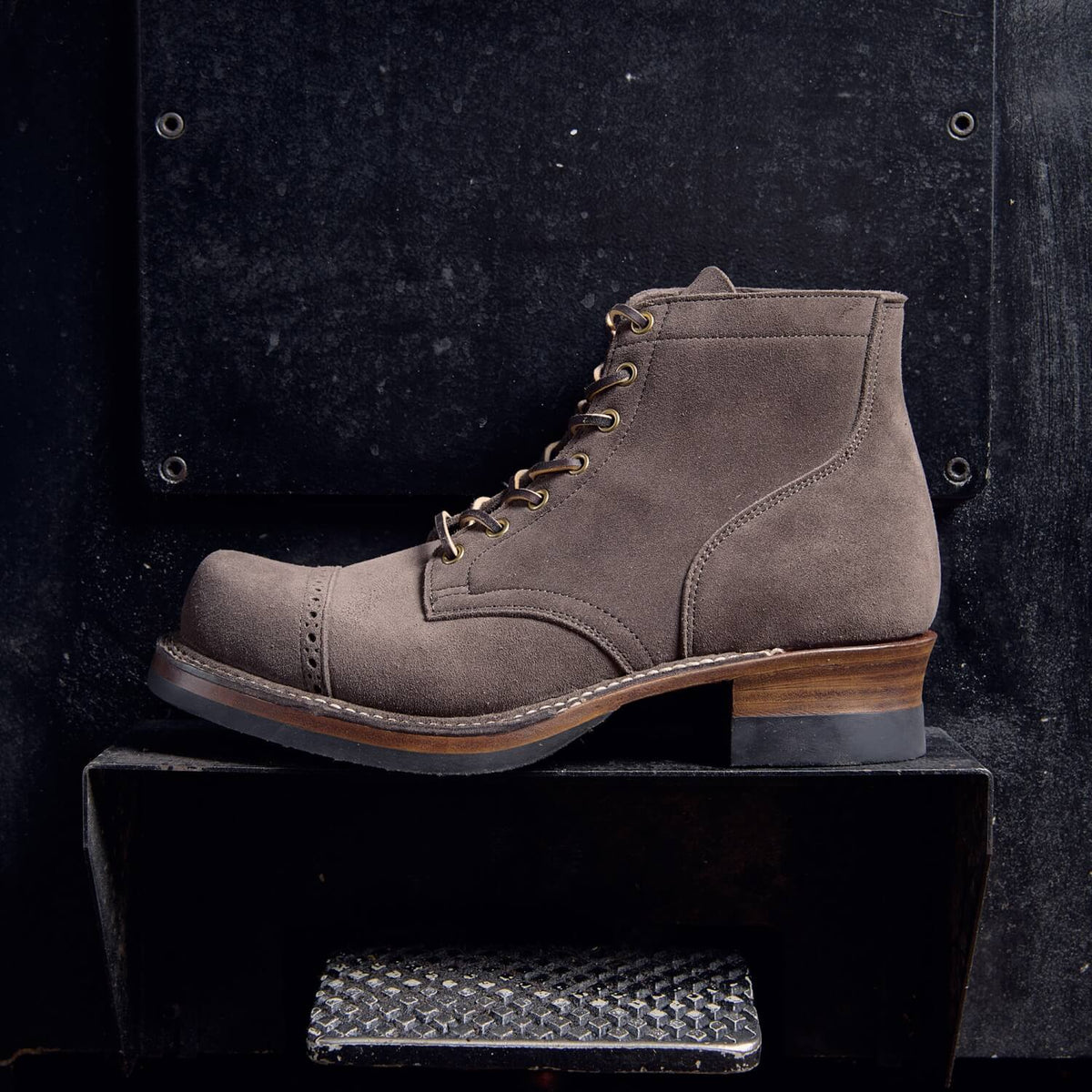 Men's Lumberjack Boots, Kudu Reverse