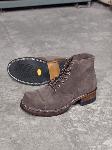 Men's Lumberjack Boots, Kudu Reverse