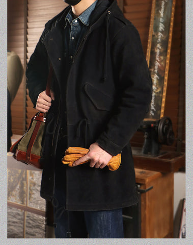 Men's M-1951 Fishtail Parka, Suede