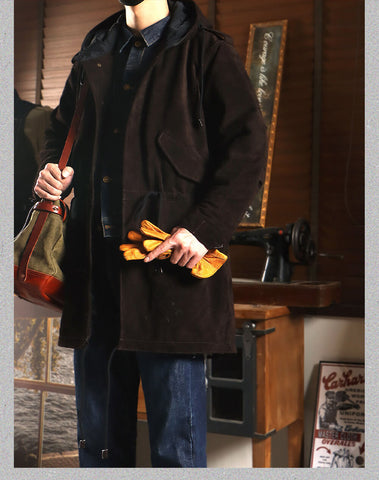 Men's M-1951 Fishtail Parka, Suede