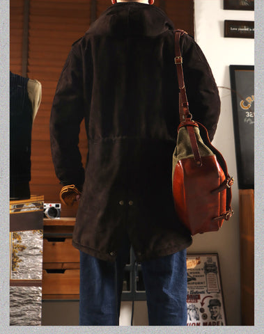 Men's M-1951 Fishtail Parka, Suede