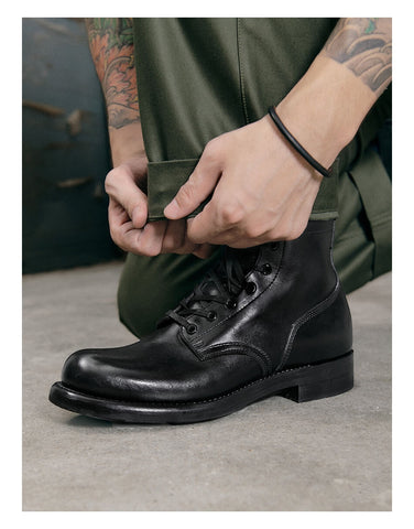 M48 Combat Boots, Teacore Cowhide