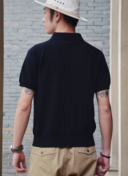 Men's Knit Polo Shirt