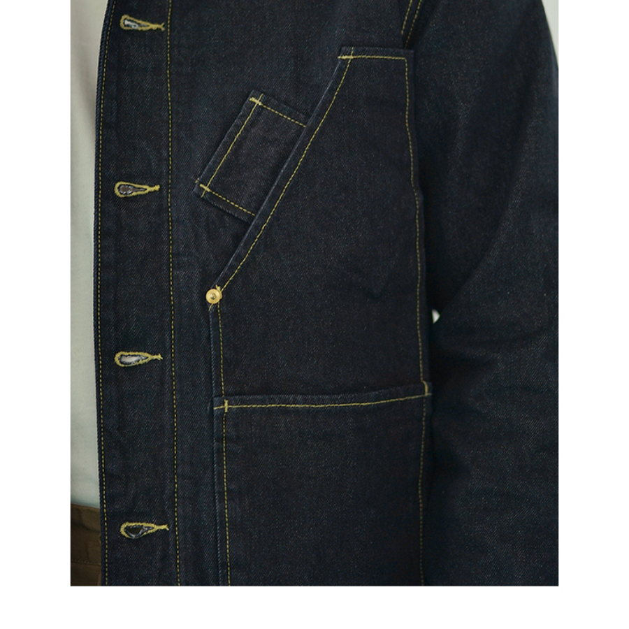 Men's Polar Fleece Denim Jacket