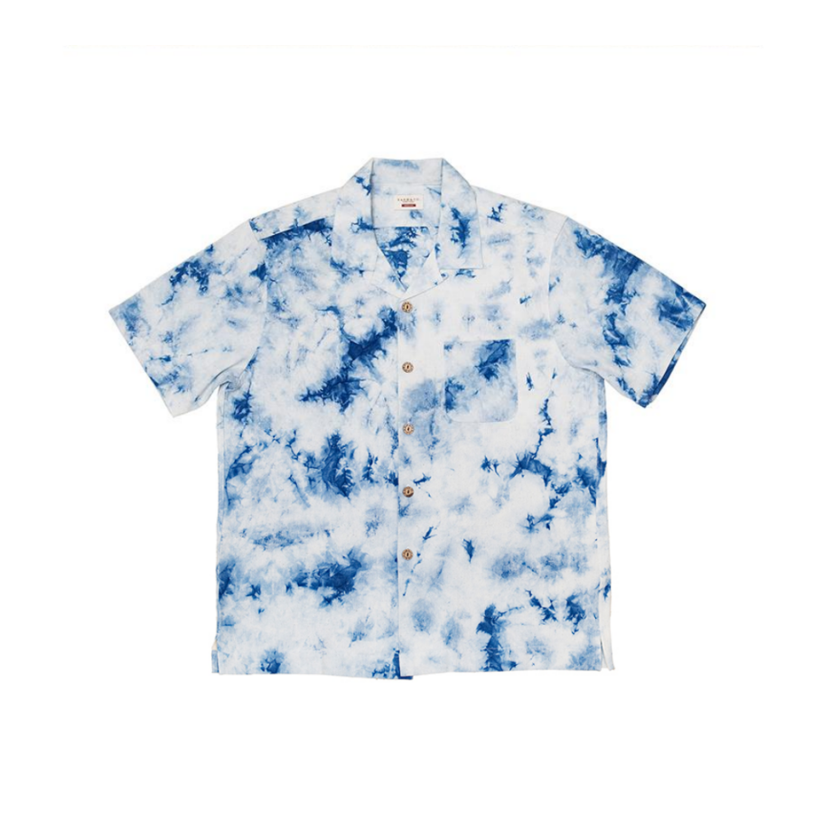 Marble Pattern Tie-dyed Aloha Shirt – Crush on Retro