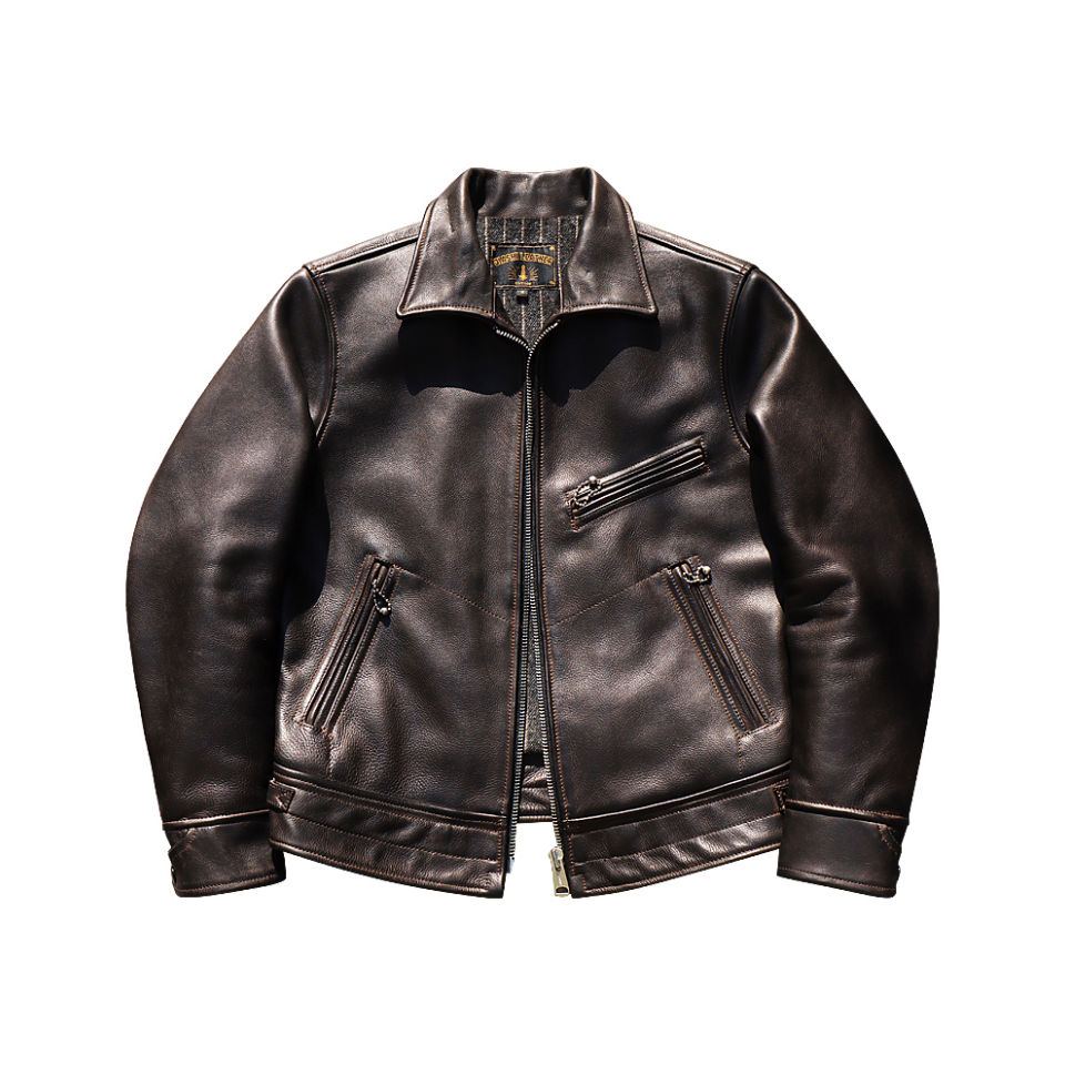 Men's 1930s Mulholland Motorcycle Leather Jacket – Crush on Retro