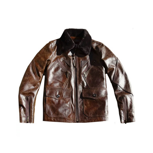 Men's Marshall Shearling Flight Leather Jacket