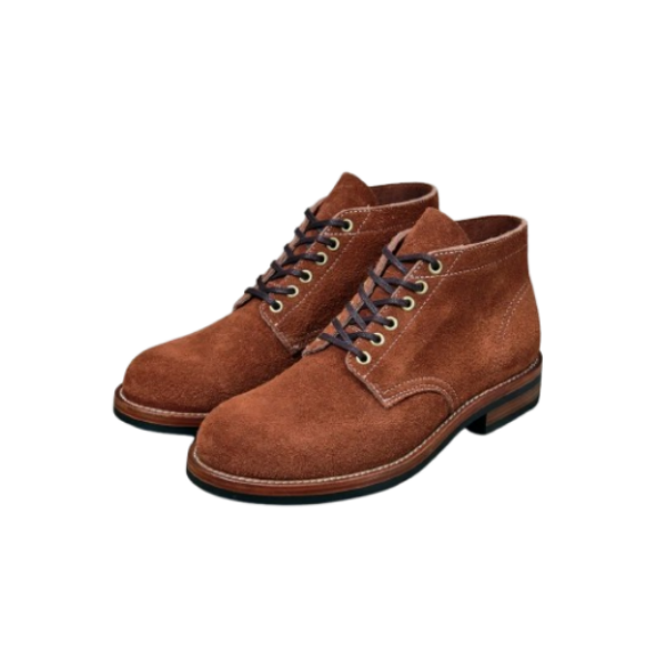 Men's Suede Round Toe Boots 9111