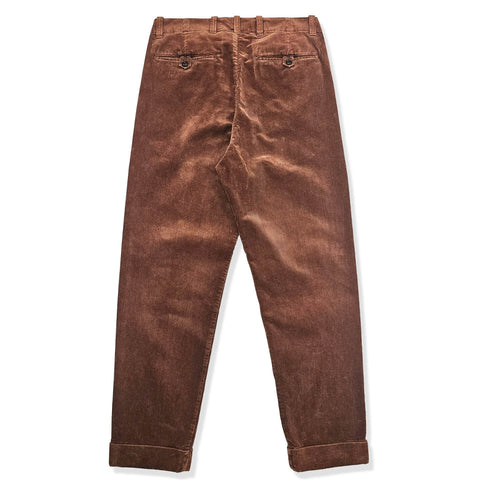 Men's Corduroy Straight Pants, Terracotta