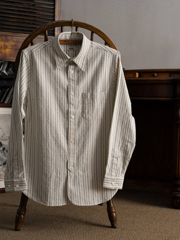 Men's IVY Style Cotton Jacquard Shirt
