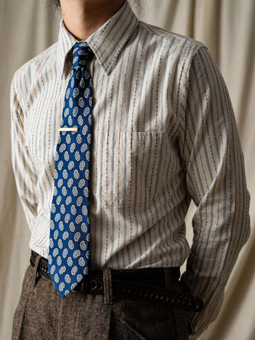 Men's IVY Style Cotton Jacquard Shirt