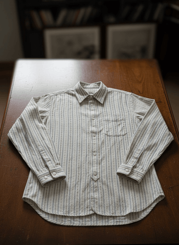 Men's IVY Style Cotton Jacquard Shirt