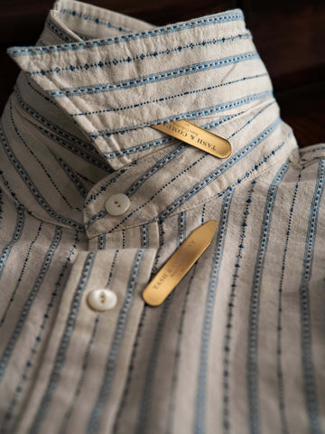 Men's IVY Style Cotton Jacquard Shirt