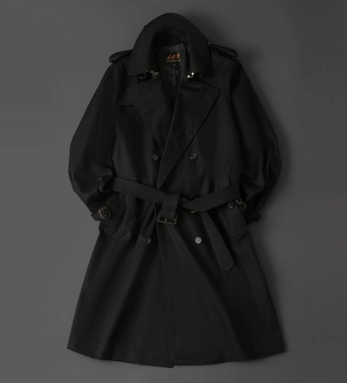 Men's Knee-Length Trench Coat, Classic Fit