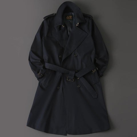 Men's Knee-Length Trench Coat, Classic Fit