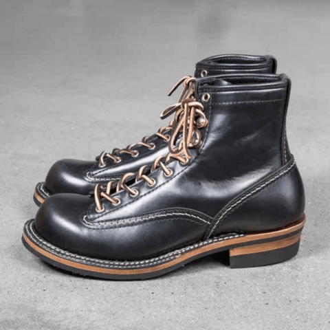 Men's Lace-To-Toe Boots, Full Aniline Leather