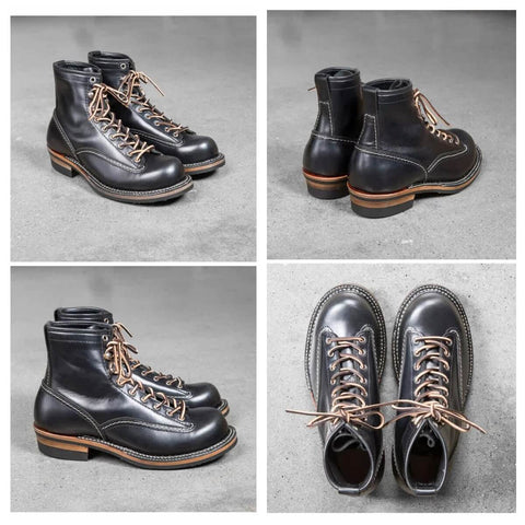 Men's Lace-To-Toe Boots, Full Aniline Leather