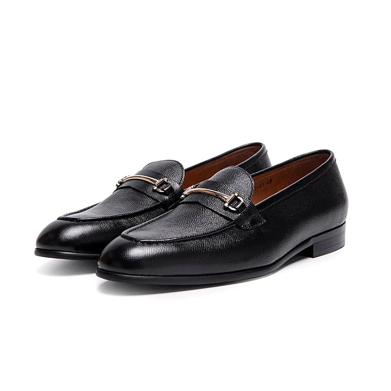 Mocassins en cuir avec mors pour homme