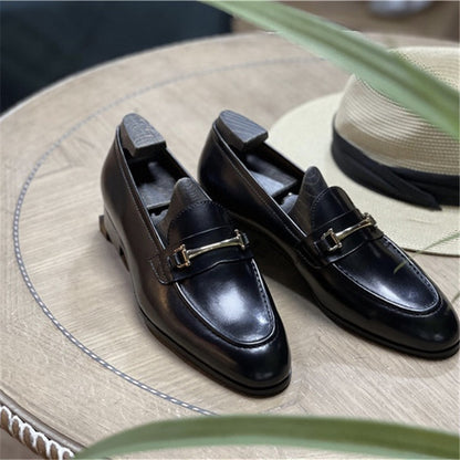 Mocassins en cuir avec mors pour homme