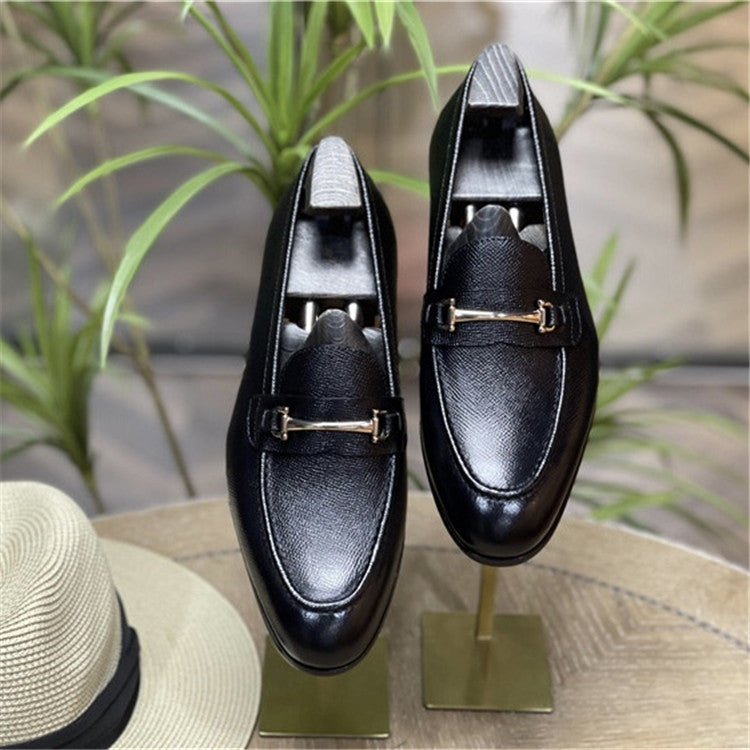 Mocassins en cuir avec mors pour homme