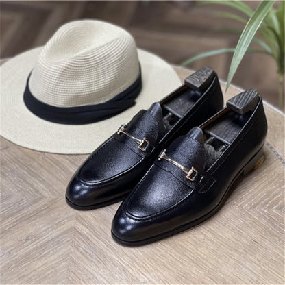 Mocassins en cuir avec mors pour homme