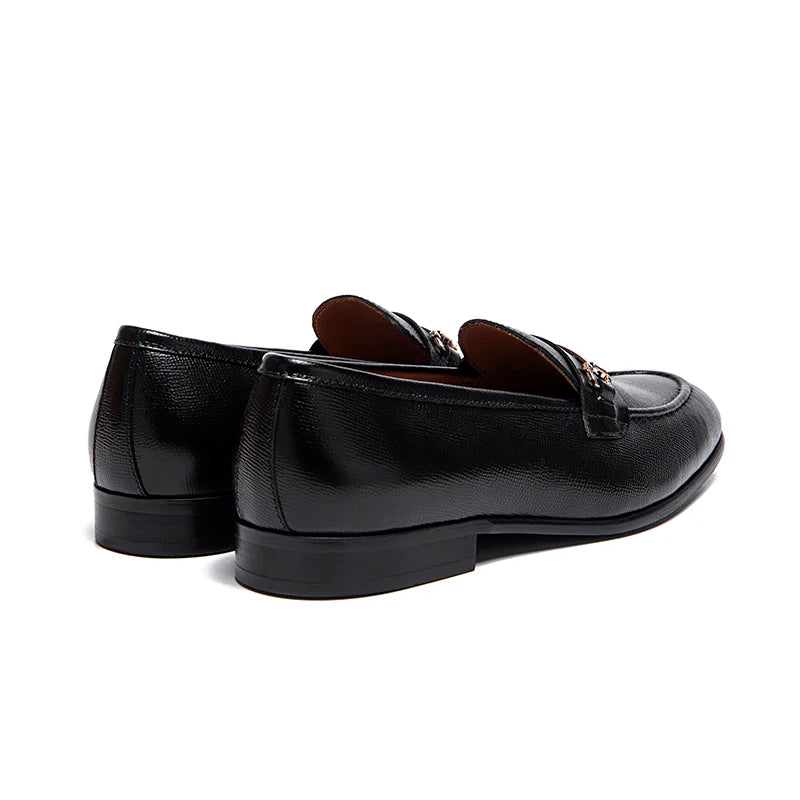 Mocassins en cuir avec mors pour homme