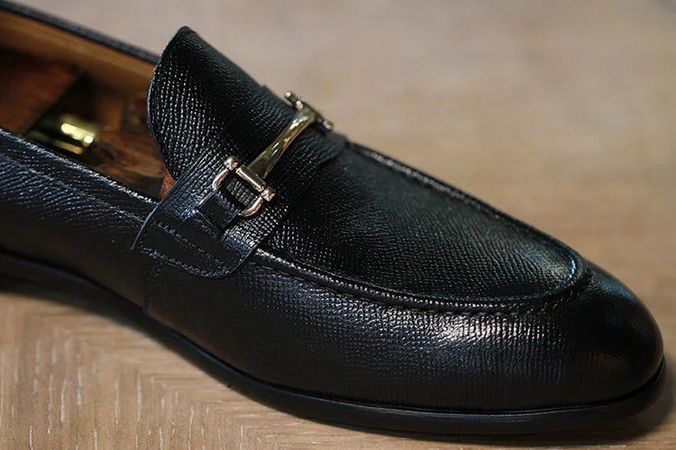 Mocassins en cuir avec mors pour homme