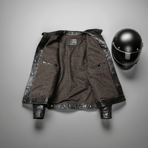 Men's Storm Rider Leather Jacket, Teacore Cowhide