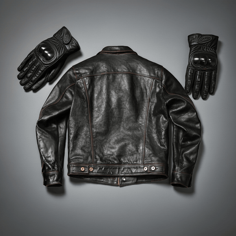 Men's Storm Rider Leather Jacket, Teacore Cowhide
