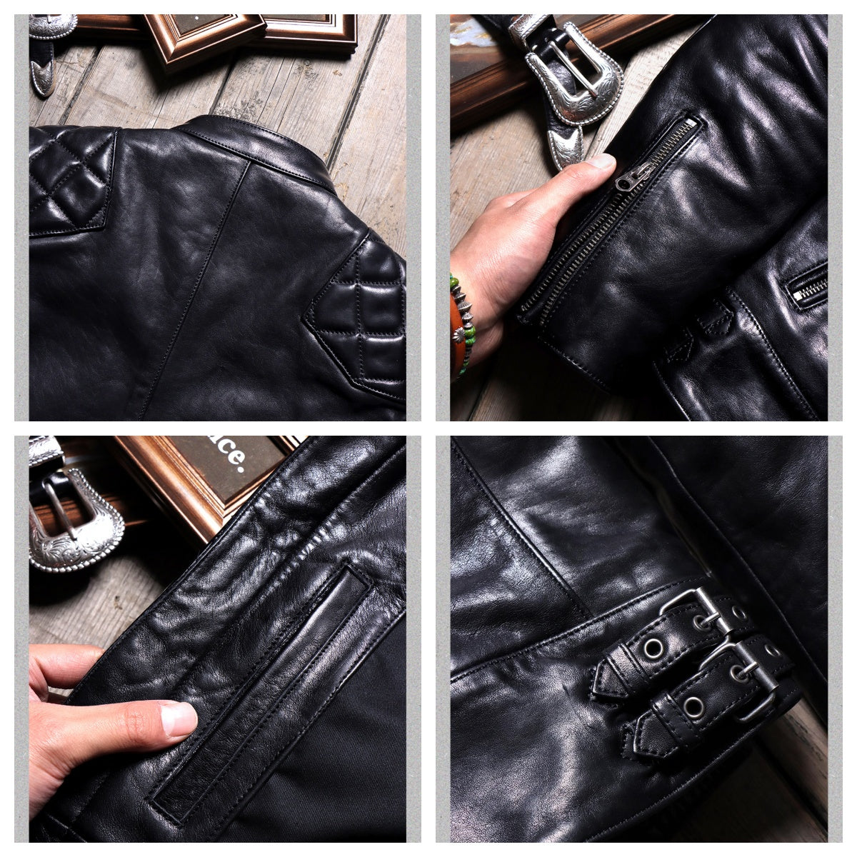 Men's Cafe Racer Leather Jacket