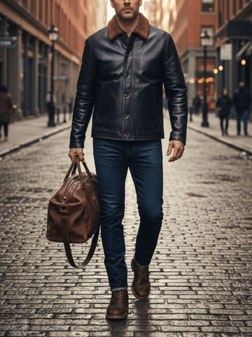 Men's N-1 Leather Deck Jacket