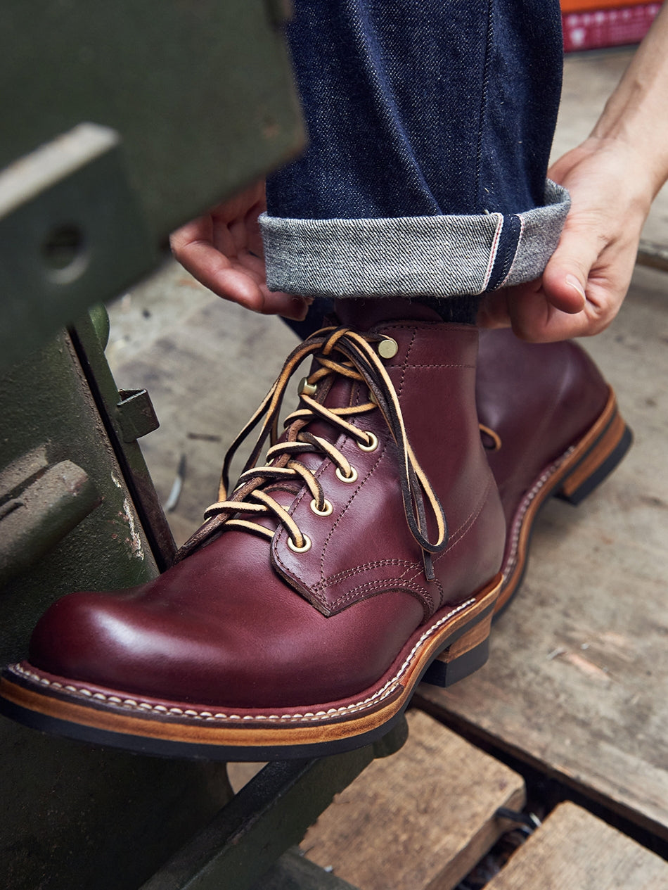 Bottes en bois pour hommes