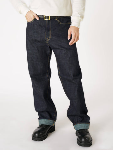 メンズ 17オンス デニムパンツ ワイドレッグ