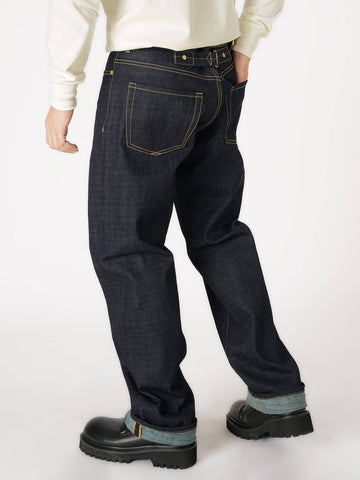 メンズ 17オンス デニムパンツ ワイドレッグ